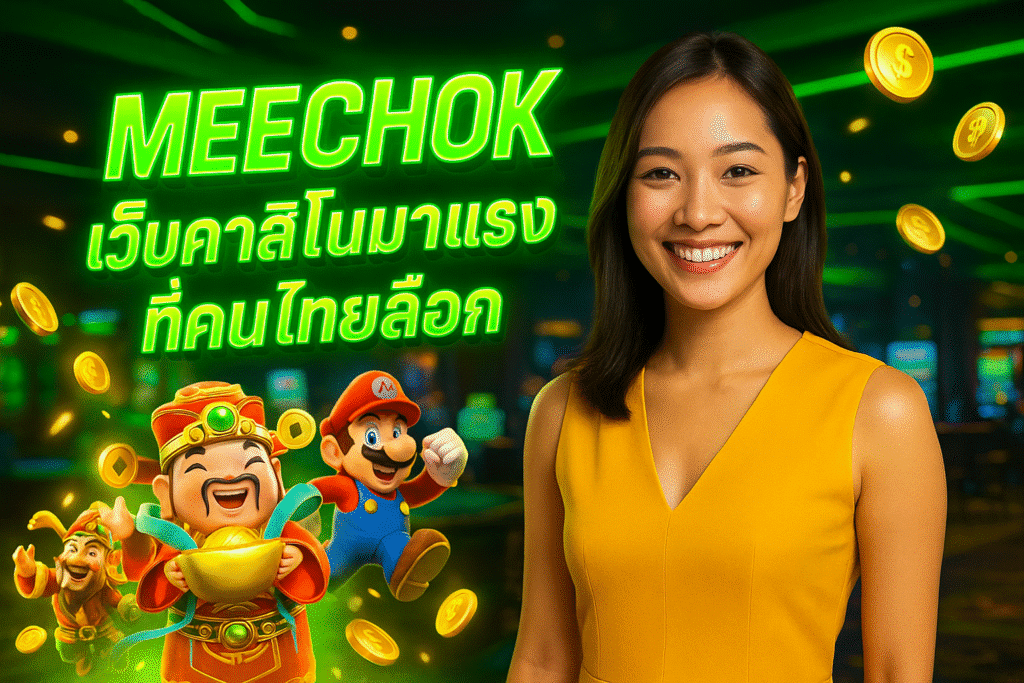 MEECHOK เว็บคาสิโนมาแรงที่คนไทยเลือก