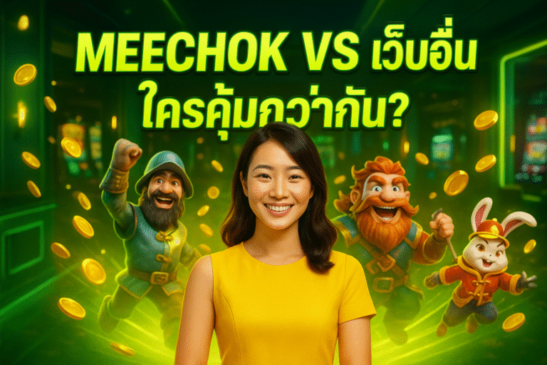 MEECHOK VS เว็บอื่น ใครคุ้มกว่ากัน?